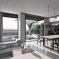 Luxurious One Bedroom Tropical Living Apartment. Villas in Bali for Sale: Вилла в Чангу, Балиан за 160 тыс. USD. Leasehold. Предварительный просмотр фото #2