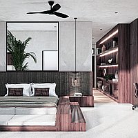 Luxurious 2 Bedroom Penthouse apartment. Villas in Bali for Sale: Вилла в Чангу, Балиан за 259 тыс. USD. Leasehold. Предварительный просмотр фото #8