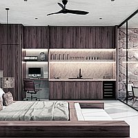 Luxurious 2 Bedroom Penthouse apartment. Villas in Bali for Sale: Вилла в Чангу, Балиан за 259 тыс. USD. Leasehold. Предварительный просмотр фото #9