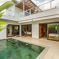 Brand new modern villa with large roof top in Pererenan. Villas in Bali for Sale: Вилла в Чангу, Балиан за 18,7 млн. RUB. Leasehold. Предварительный просмотр фото #1