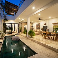 Charming Tumbak Bayuh villa with rooftop rice field views. Villas in Bali for Sale: Вилла в Чангу, Балиан за 190 тыс. USD. Leasehold. Предварительный просмотр фото #4