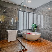 Modern 3-bedroom villa with rice field views in Canggu. Villas in Bali for Sale: Вилла в Чангу, Балиан за 517 тыс. USD. Leasehold. Предварительный просмотр фото #11