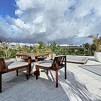 Luxurious villa steps from Lima beach in Pererenan. Villas in Bali for Sale: Вилла в Чангу, Балиан за 1710 тыс. USD. Leasehold. Предварительный просмотр фото #16