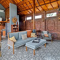 Charming Ethnic-Style Two-Bedroom Villa with Long Lease in Prime Padonan Location. Villas in Bali for Sale: Vila di dalam Canggu, Bali untuk 4,6 Miliar IDR. Leasehold. Pratinjau foto #11