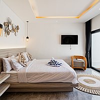 Clean and simple design with U-shape pool in Padonan. Villas in Bali for Sale: Vila di dalam Canggu, Bali untuk 2,8 Miliar IDR. Leasehold. Pratinjau foto #11