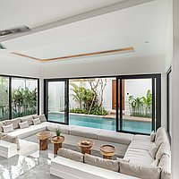 Clean and simple design with U-shape pool in Padonan. Villas in Bali for Sale: Вилла в Чангу, Балиан за 166 тыс. USD. Leasehold. Предварительный просмотр фото #2