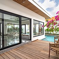 Clean and simple design with U-shape pool in Padonan. Villas in Bali for Sale: Vila di dalam Canggu, Bali untuk 2,8 Miliar IDR. Leasehold. Pratinjau foto #8