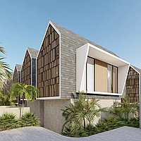 Gorgeous One-Bedroom Villa in a Secure Townhouse Complex in Buduk. Villas in Bali for Sale: Вилла в Чангу, Балиан за 100 тыс. USD. Leasehold. Предварительный просмотр фото #2