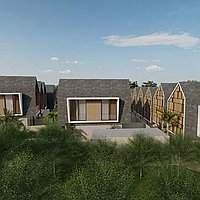 Gorgeous One-Bedroom Villa in a Secure Townhouse Complex in Buduk. Villas in Bali for Sale: Вилла в Чангу, Балиан за 100 тыс. USD. Leasehold. Предварительный просмотр фото #9