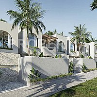 Incredible Mediterranean Villas Walking Distance From Lima Beach. Villas in Bali for Sale: Вилла в Чангу, Балиан за 284 тыс. USD. Leasehold. Предварительный просмотр фото #12