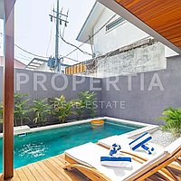 Amazing Tropical Modern Villa In Canggu. Villas in Bali for Sale: Вилла в Чангу, Балиан за 276 тыс. USD. Leasehold. Предварительный просмотр фото #12