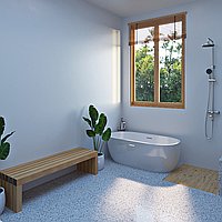 Brand New Modern Three-Bedroom Villa with Long Lease in Berawa’s Prime Locale. Villas in Bali for Sale: Вилла в Чангу, Балиан за 445 тыс. USD. Leasehold. Предварительный просмотр фото #7