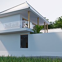 Brand New Modern Three-Bedroom Villa with Long Lease in Berawa’s Prime Locale. Villas in Bali for Sale: Вилла в Чангу, Балиан за 445 тыс. USD. Leasehold. Предварительный просмотр фото #11