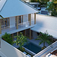 Brand New Modern Three-Bedroom Villa with Long Lease in Berawa’s Prime Locale. Villas in Bali for Sale: Вилла в Чангу, Балиан за 445 тыс. USD. Leasehold. Предварительный просмотр фото #10