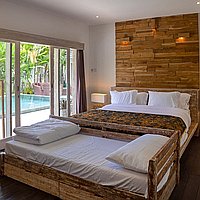 Refined tropical living in a peaceful Berawa location. Villas in Bali for Sale: Vila di dalam Canggu, Bali untuk 7,6 Miliar IDR. Leasehold. Pratinjau foto #10