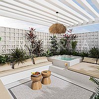 Stunning 2 Beds Coastal Villas Near Lima Beach Pererenan. Villas in Bali for Sale: Вилла в Переренан (Чангу), Балиан за 18,0 млн. RUB. Leasehold. Предварительный просмотр фото #11