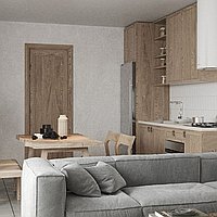 Stylish Two-Bedroom Villa with Rooftop Terrace, in Scenic Cemagi. Villas in Bali for Sale: Вилла в Цемаги, Балиан за 125 тыс. USD. Leasehold. Предварительный просмотр фото #1