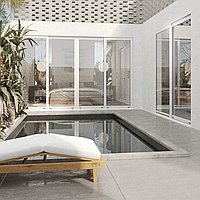 Stylish Two-Bedroom Villa with Rooftop Terrace, in Scenic Cemagi. Villas in Bali for Sale: Vila di dalam Cemagi, Bali untuk 2,1 Miliar IDR. Leasehold. Pratinjau foto #1