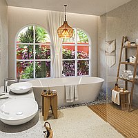 Unique Four-Bedroom Leasehold Villa with Mediterranean Touch Near Beaches in Cemagi. Villas in Bali for Sale: Вилла в Цемаги, Балиан за 571 тыс. USD. Leasehold. Предварительный просмотр фото #4