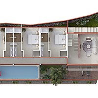 Unique Four-Bedroom Leasehold Villa with Mediterranean Touch Near Beaches in Cemagi. Villas in Bali for Sale: Вилла в Цемаги, Балиан за 571 тыс. USD. Leasehold. Предварительный просмотр фото #7