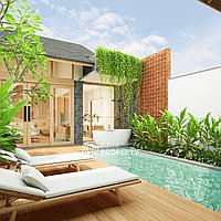 Royal Villa Seseh Beach Resort. Villas in Bali for Sale: Вилла в Цемаги, Балиан за 207 тыс. USD. None. Предварительный просмотр фото #16