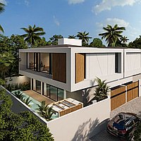 Modern stunning three bedroom villa in Bumbak. Villas in Bali for Sale: Вилла в Керобокан, Балиан за 411 тыс. USD. Leasehold. Предварительный просмотр фото #1