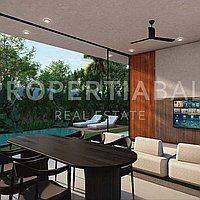 Luxury Modern Villa In Kerobokan. Villas in Bali for Sale: Вилла в Керобокан, Балиан за 249 тыс. USD. Leasehold. Предварительный просмотр фото #3