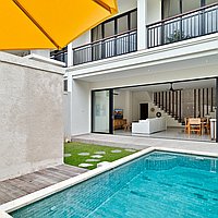 Exclusive Two-Bedroom Villa in Kerobokan with a Long Lease Term. Villas in Bali for Sale: Вилла в Керобокан, Балиан за 207 тыс. USD. Leasehold. Предварительный просмотр фото #4