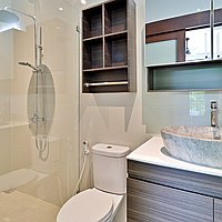 Exclusive Two-Bedroom Villa in Kerobokan with a Long Lease Term. Villas in Bali for Sale: Vila di dalam Kerobokan, Bali untuk 3,5 Miliar IDR. Leasehold. Pratinjau foto #11