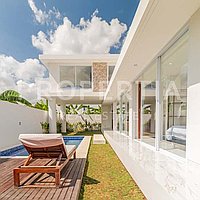 Stunning Modern Villa In Kerobokan. Villas in Bali for Sale: Вилла в Керобокан, Балиан за 350 тыс. USD. Leasehold. Предварительный просмотр фото #19
