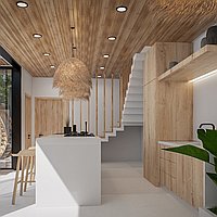 Modern villa with rooftop entertainment in prime Bumbak area. Villas in Bali for Sale: Вилла в Керобокан, Балиан за 287 тыс. USD. Leasehold. Предварительный просмотр фото #8