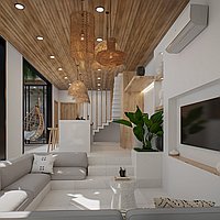 Modern villa with rooftop entertainment in prime Bumbak area. Villas in Bali for Sale: Вилла в Керобокан, Балиан за 287 тыс. USD. Leasehold. Предварительный просмотр фото #6