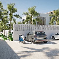 Modern villa with rooftop entertainment in prime Bumbak area. Villas in Bali for Sale: Вилла в Керобокан, Балиан за 287 тыс. USD. Leasehold. Предварительный просмотр фото #3