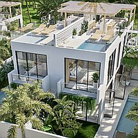 Modern villa with rooftop entertainment in prime Bumbak area. Villas in Bali for Sale: Вилла в Керобокан, Балиан за 287 тыс. USD. Leasehold. Предварительный просмотр фото #2