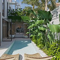 Modern villa with rooftop entertainment in prime Bumbak area. Villas in Bali for Sale: Вилла в Керобокан, Балиан за 287 тыс. USD. Leasehold. Предварительный просмотр фото #4