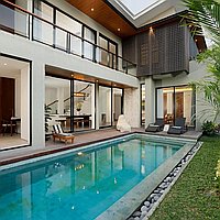 Modern contemporary freehold villa in Kerobokan. Villas in Bali for Sale: Вилла в Керобокан, Балиан за 533 тыс. USD. Freehold. Предварительный просмотр фото #1