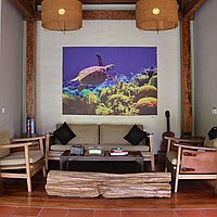 Nature-Style One-Bedroom Villa with Private Pool, Garden, and Fish Pond in Gili Trawangan. Villas in Bali for Sale: Вилла в Ломбок, Балиан за 300 тыс. USD. Freehold. Предварительный просмотр фото #2
