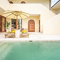 Mediterranean Elegance In Tumbak Bayuh. Villas in Bali for Sale: Вилла в Балиан за 5,7 млрд. IDR. Leasehold. Предварительный просмотр фото #12
