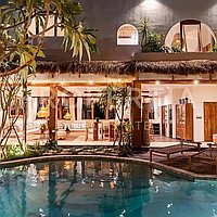 Luxurious Mediterranean Villa In Umalas. Villas in Bali for Sale: Вилла в Умалас, Балиан за 614 тыс. USD. Leasehold. Предварительный просмотр фото #16