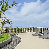 Modern villa in Ungasan with rooftop terrace and ocean views for 80-year long lease. Villas in Bali for Sale: Vila di dalam Bukit South, Bali untuk 6,7 Miliar IDR. Leasehold. Pratinjau foto #10