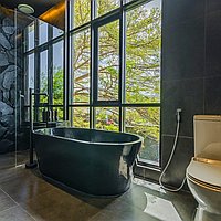 Modern villa in Ungasan with rooftop terrace and ocean views for 80-year long lease. Villas in Bali for Sale: Вилла в Bukit South, Балиан за 398 тыс. USD. Leasehold. Предварительный просмотр фото #5