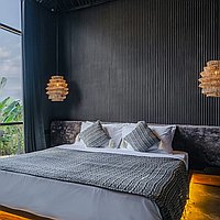 Modern villa in Ungasan with rooftop terrace and ocean views for 80-year long lease. Villas in Bali for Sale: Vila di dalam Bukit South, Bali untuk 6,7 Miliar IDR. Leasehold. Pratinjau foto #7