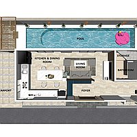 Contemporary living just minutes from Melasti Beach. Villas in Bali for Sale: Vila di dalam Bukit South, Bali untuk 2,5 Miliar IDR. Freehold. Pratinjau foto #10