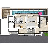 Contemporary living just minutes from Melasti Beach. Villas in Bali for Sale: Vila di dalam Bukit South, Bali untuk 2,5 Miliar IDR. Freehold. Pratinjau foto #11