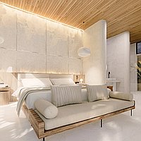 Enchanting 3-bedroom Balangan villa for sale. Villas in Bali for Sale: Vila di dalam Bukit West, Bali untuk 5,7 Miliar IDR. Freehold. Pratinjau foto #10