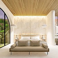 Enchanting 3-bedroom Balangan villa for sale. Villas in Bali for Sale: Vila di dalam Bukit West, Bali untuk 5,7 Miliar IDR. Freehold. Pratinjau foto #6