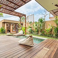 Stunning Tropical Wooden Villa In Buduk. Villas in Bali for Sale: Вилла в Buduk, Балиан за 211 тыс. USD. Leasehold. Предварительный просмотр фото #22
