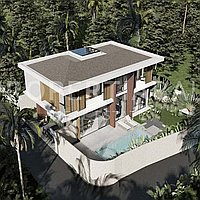 Amazing Modern Family Villa In Bingin. Villas in Bali for Sale: Вилла в Бингин, Балиан за 38,4 млн. RUB. Leasehold. Предварительный просмотр фото #7
