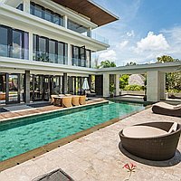 Ultra-chic modern villa with panoramic views of Jimbaran Bay and Benoa. Villas in Bali for Sale: Вилла в Bukit South, Балиан за 1509 тыс. USD. Freehold. Предварительный просмотр фото #1