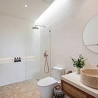 Three bedroom Balangan villa with breathtaking vistas. Villas in Bali for Sale: Vila di dalam Bukit West, Bali untuk 4,3 Miliar IDR. Leasehold. Pratinjau foto #12